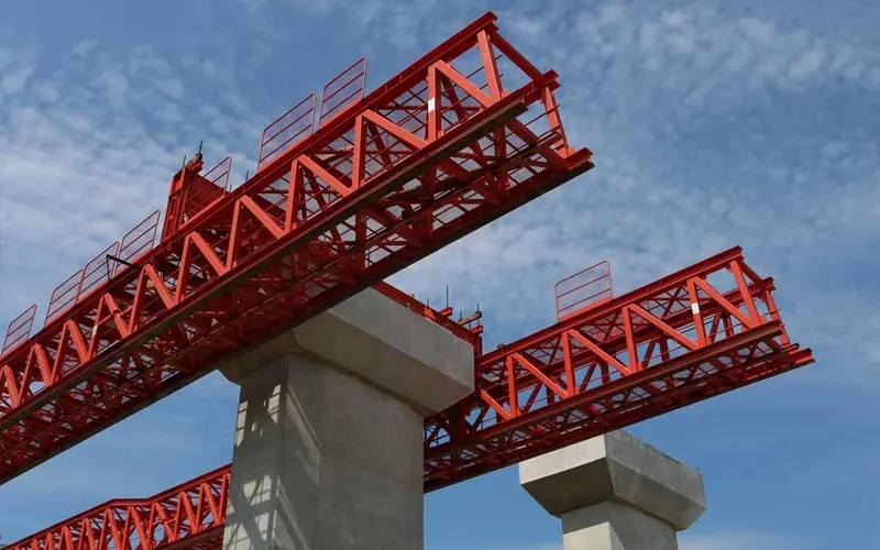 کاربرد تیرآهن در پل‌سازی